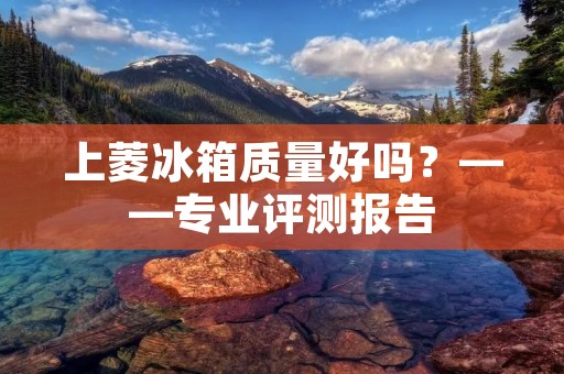上菱冰箱质量好吗?——专业评测报告 上菱冰箱质量好吗?——专业评测报告