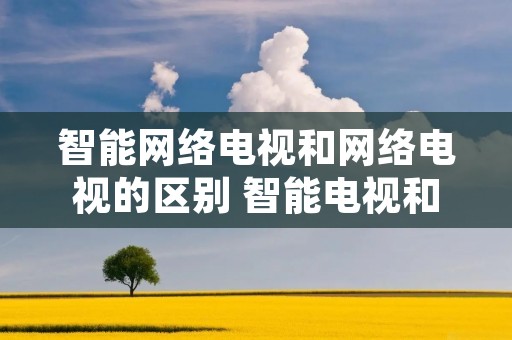 智能网络电视和网络电视的区别 智能电视和智能网络电视有什么区别