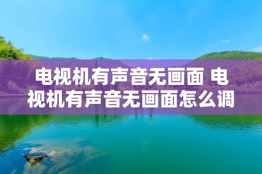 电视机有声音无画面 电视机有声音无画面怎么调
