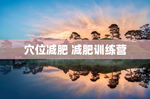 穴位减肥 减肥训练营
