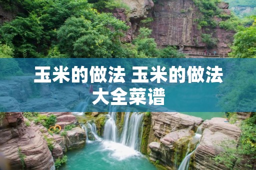 玉米的做法 玉米的做法大全菜谱