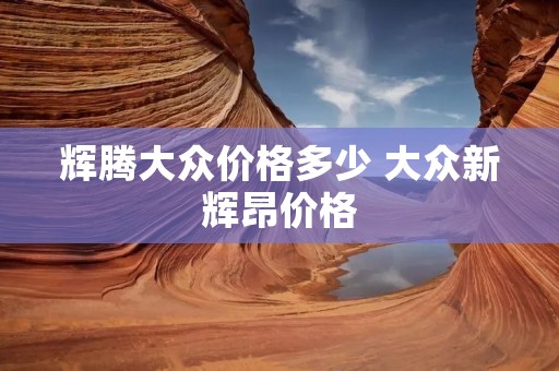 辉腾大众价格多少 大众新辉昂价格