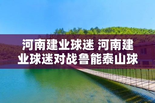 河南建业球迷 河南建业球迷对战鲁能泰山球迷