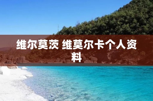 维尔莫茨 维莫尔卡个人资料 维尔莫茨 维莫尔卡个人资料
