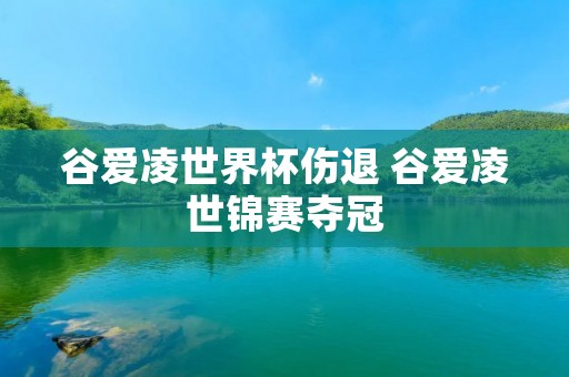 谷爱凌世界杯伤退 谷爱凌世锦赛夺冠