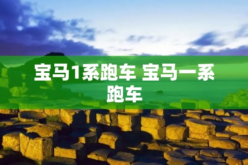 宝马1系跑车 宝马一系跑车