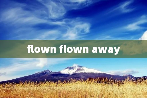 flown flown away
