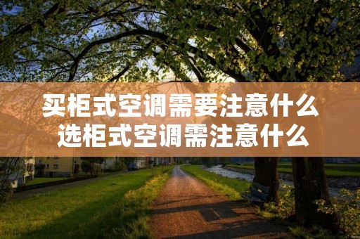 买柜式空调需要注意什么 选柜式空调需注意什么