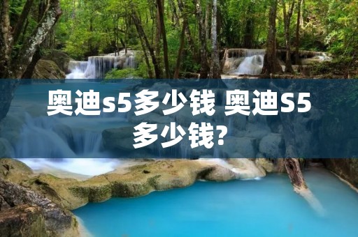 奥迪s5多少钱 奥迪S5多少钱?