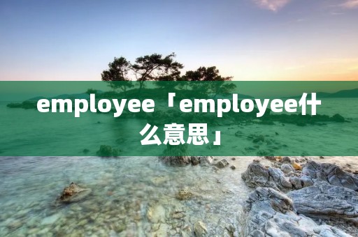 employee「employee什么意思」 employee「employee什么意思」