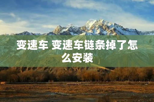 变速车 变速车链条掉了怎么安装 变速车 变速车链条掉了怎么安装