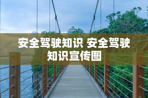 安全驾驶知识 安全驾驶知识宣传图