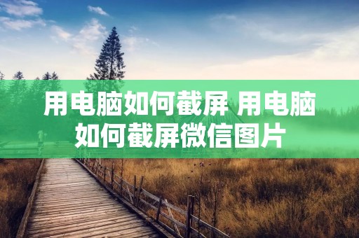 用电脑如何截屏 用电脑如何截屏微信图片 用电脑如何截屏 用电脑如何截屏微信图片