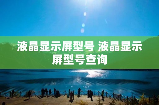液晶显示屏型号 液晶显示屏型号查询