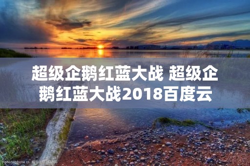 超级企鹅红蓝大战 超级企鹅红蓝大战2018百度云