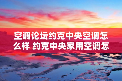 空调论坛约克中央空调怎么样 约克中央家用空调怎么样 空调论坛约克中央空调怎么样 约克中央家用空调怎么样