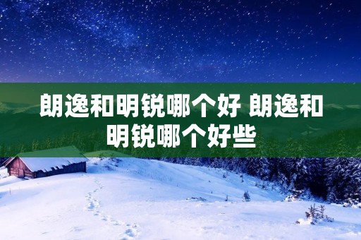 朗逸和明锐哪个好 朗逸和明锐哪个好些 朗逸和明锐哪个好 朗逸和明锐哪个好些