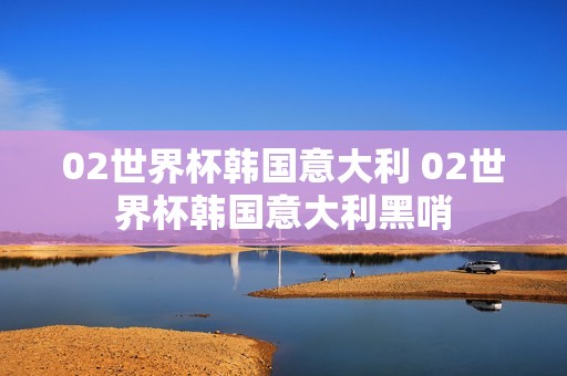 02世界杯韩国意大利 02世界杯韩国意大利黑哨