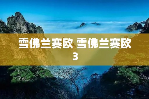 雪佛兰赛欧 雪佛兰赛欧3
