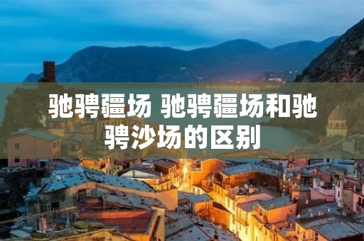 驰骋疆场 驰骋疆场和驰骋沙场的区别 驰骋疆场 驰骋疆场和驰骋沙场的区别
