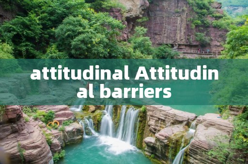 attitudinal Attitudinal barriers