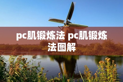 pc肌锻炼法 pc肌锻炼法图解