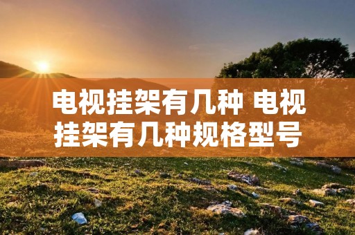 电视挂架有几种 电视挂架有几种规格型号
