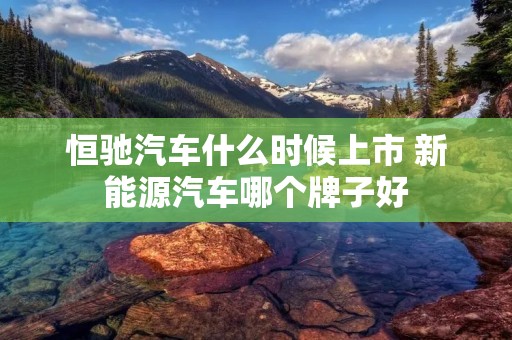 恒驰汽车什么时候上市 新能源汽车哪个牌子好 恒驰汽车什么时候上市 新能源汽车哪个牌子好