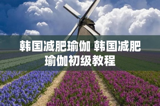 韩国减肥瑜伽 韩国减肥瑜伽初级教程