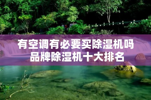 有空调有必要买除湿机吗 品牌除湿机十大排名