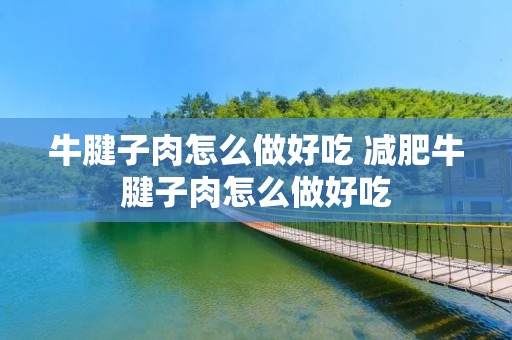 牛腱子肉怎么做好吃 减肥牛腱子肉怎么做好吃