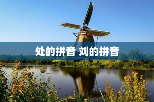 处的拼音 刘的拼音 处的拼音 刘的拼音