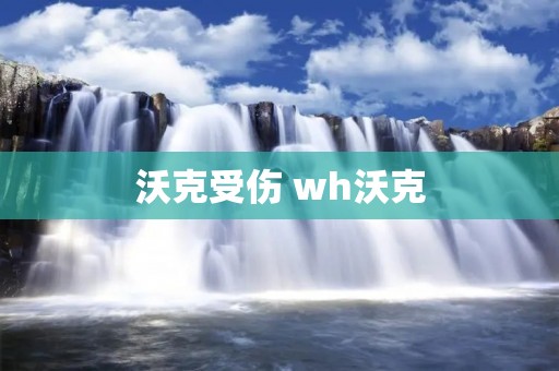 沃克受伤 wh沃克
