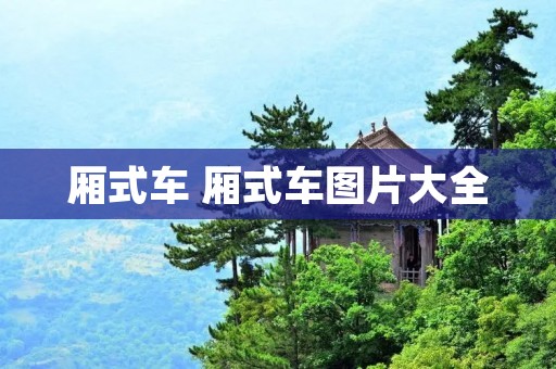 厢式车 厢式车图片大全