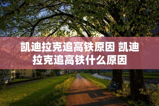 凯迪拉克追高铁原因 凯迪拉克追高铁什么原因
