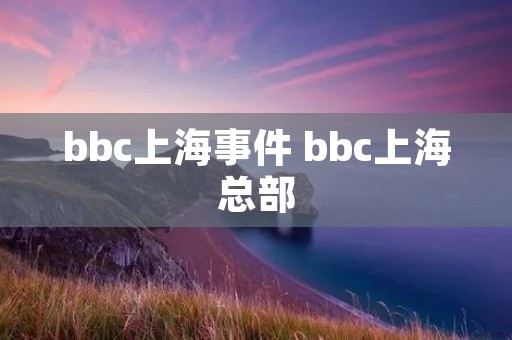 bbc上海事件 bbc上海总部