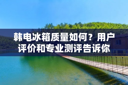 韩电冰箱质量如何?用户评价和专业测评告诉你 韩电冰箱质量如何?用户评价和专业测评告诉你