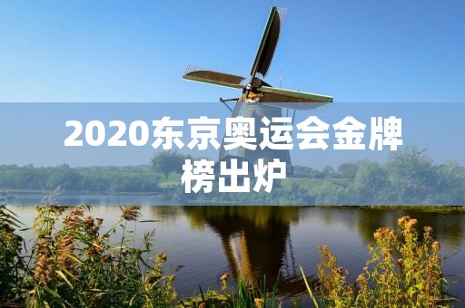 2020东京奥运会金牌榜出炉:中国夺冠! 2020东京奥运会金牌榜出炉:中国夺冠!