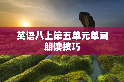 英语八上第五单元单词朗读技巧 英语八上第五单元单词朗读技巧