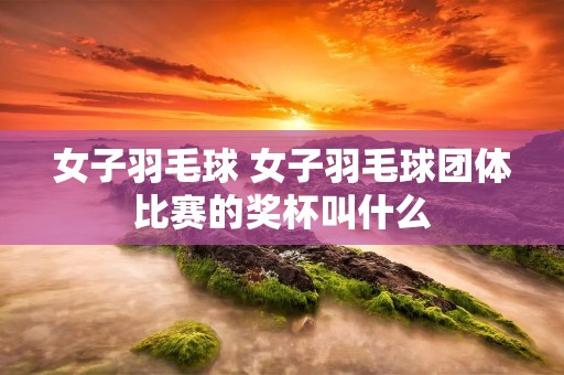 女子羽毛球 女子羽毛球团体比赛的奖杯叫什么
