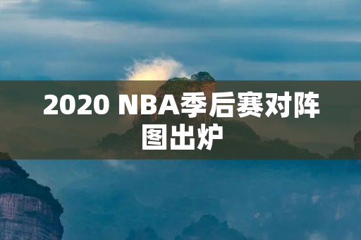 2020 NBA季后赛对阵图出炉
