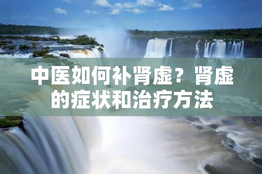 中医如何补肾虚?肾虚的症状和治疗方法 中医如何补肾虚?肾虚的症状和治疗方法