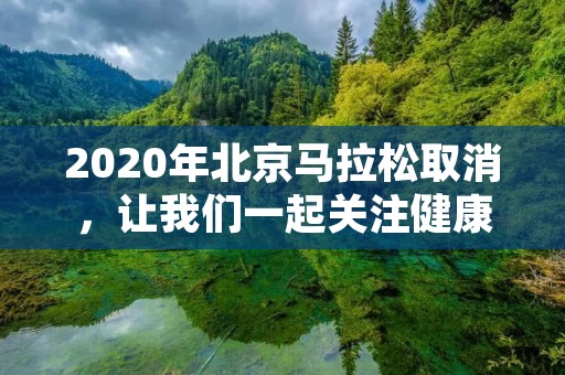 2020年北京马拉松取消,让我们一起关注健康和安全 2020年北京马拉松取消,让我们一起关注健康和安全