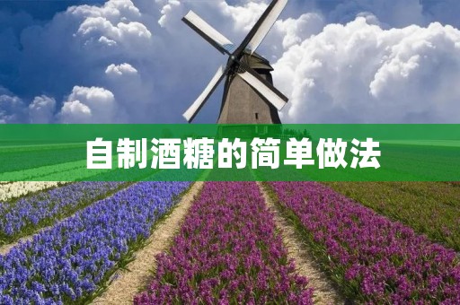 自制酒糖的简单做法 自制酒糖的简单做法