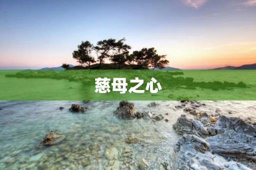 慈母之心:母爱的伟大力量 慈母之心:母爱的伟大力量
