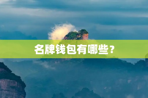 名牌钱包有哪些?