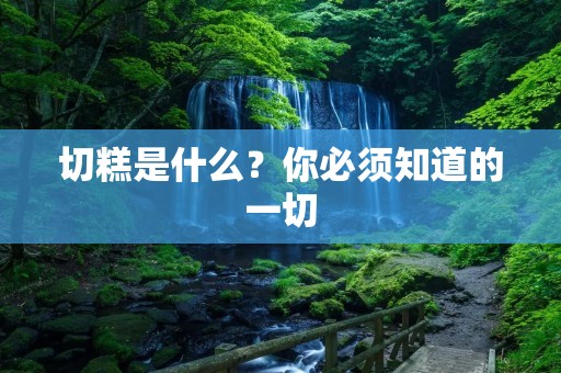 切糕是什么?你必须知道的一切