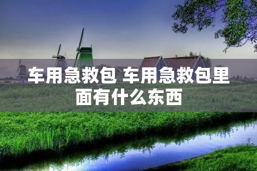车用急救包 车用急救包里面有什么东西 车用急救包 车用急救包里面有什么东西
