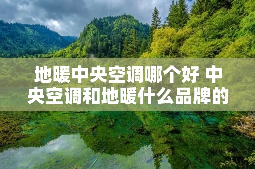 地暖中央空调哪个好 中央空调和地暖什么品牌的性价比最高