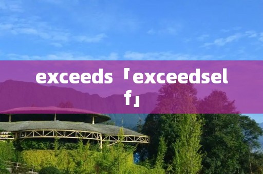 exceeds「exceedself」